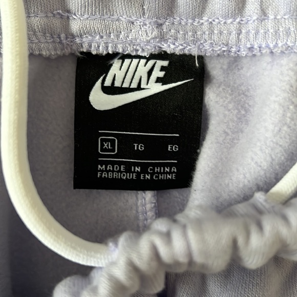 New no tags Nike just do it lavender sweat pants size xl - Picture 5 of 6